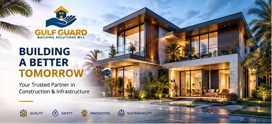 Gulf Guard Building Solutions WLL construction banner